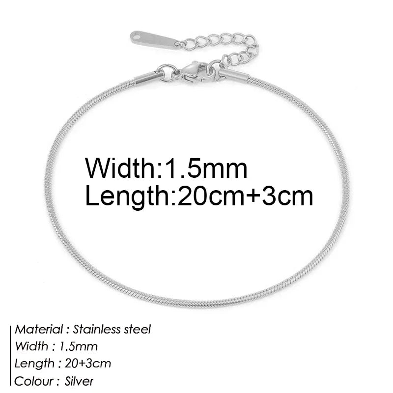 "The Golden Trinity" Anklets