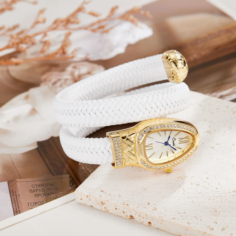 "PaidNFull” Snake Wrist Watch