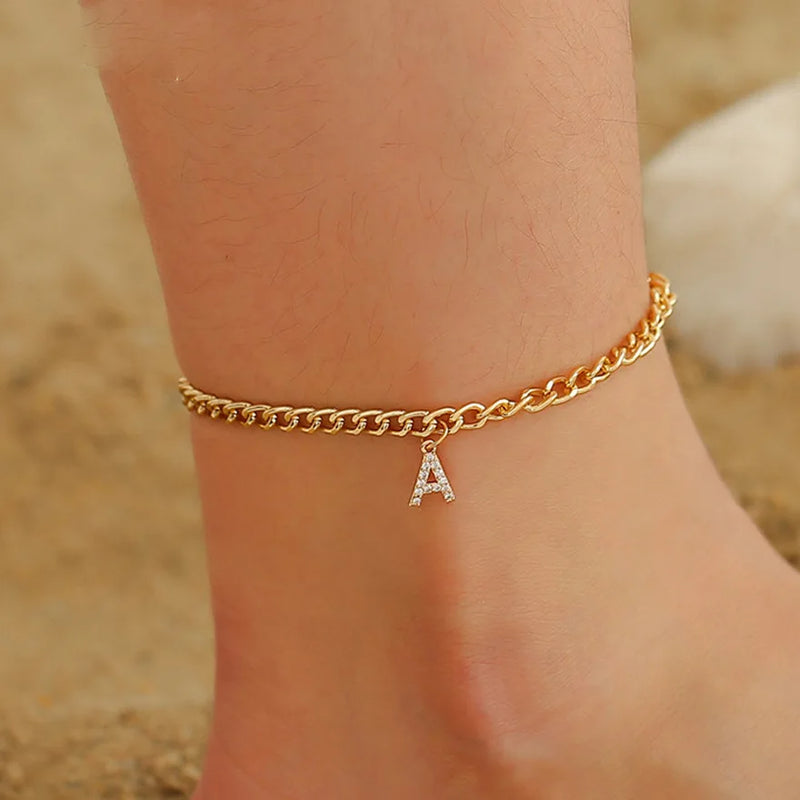 "Very Special" Custom Initial Anklet