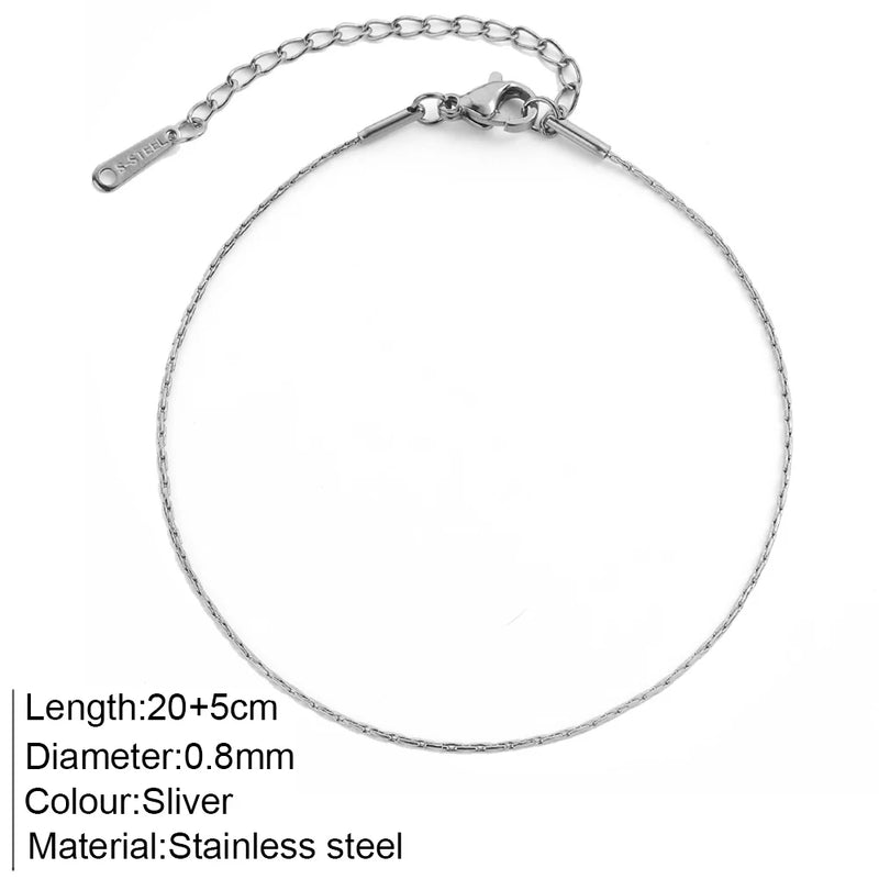 "The Golden Trinity" Anklets
