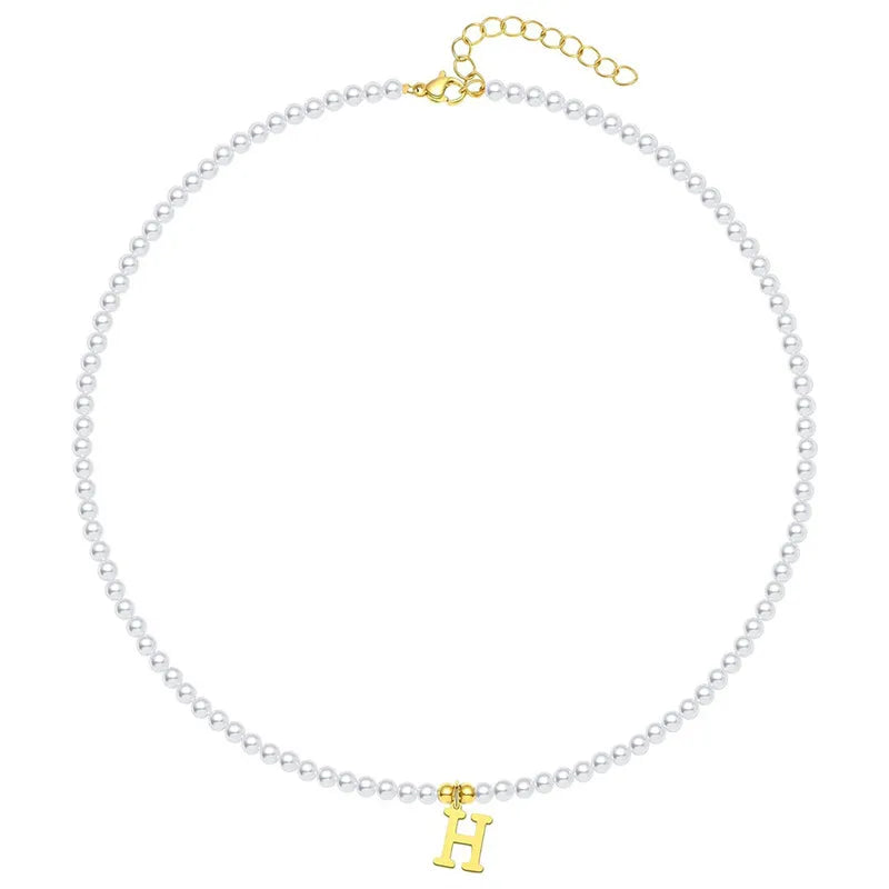 "A Lil Sum" Initial Mark necklace