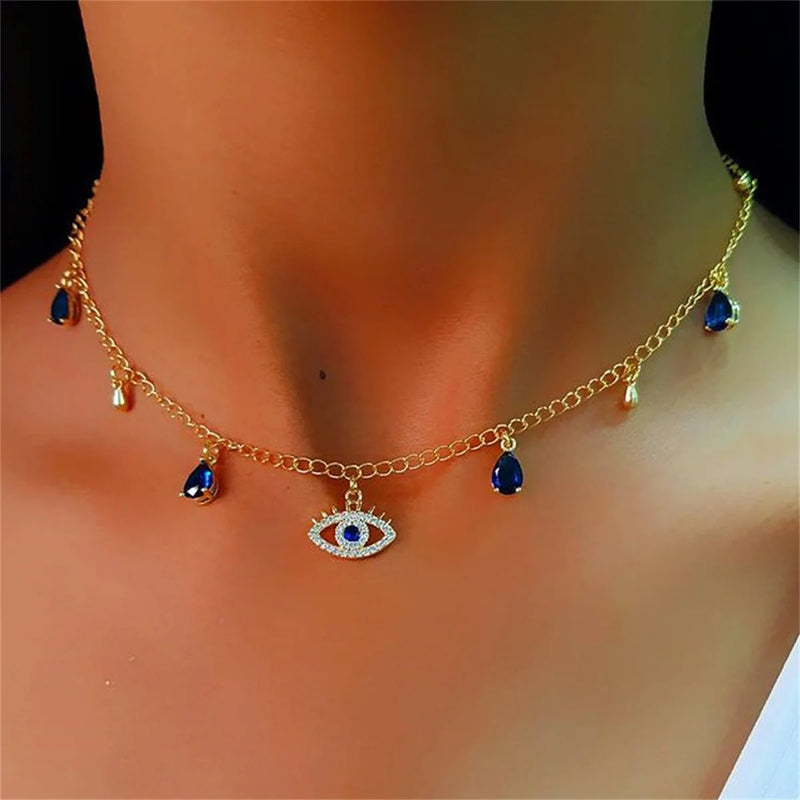 "Mystic Gaze" Lil Evil Eye Necklace