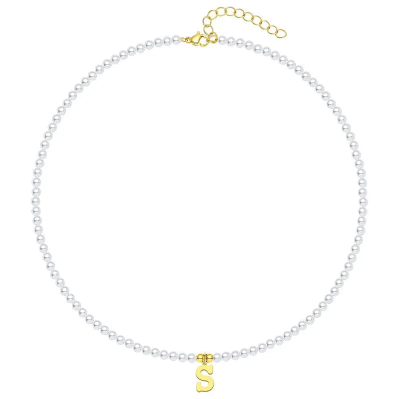 "A Lil Sum" Initial Mark necklace