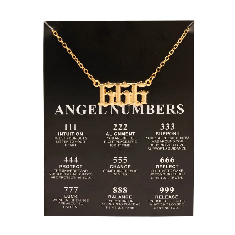 "Angels" Numeric Necklace