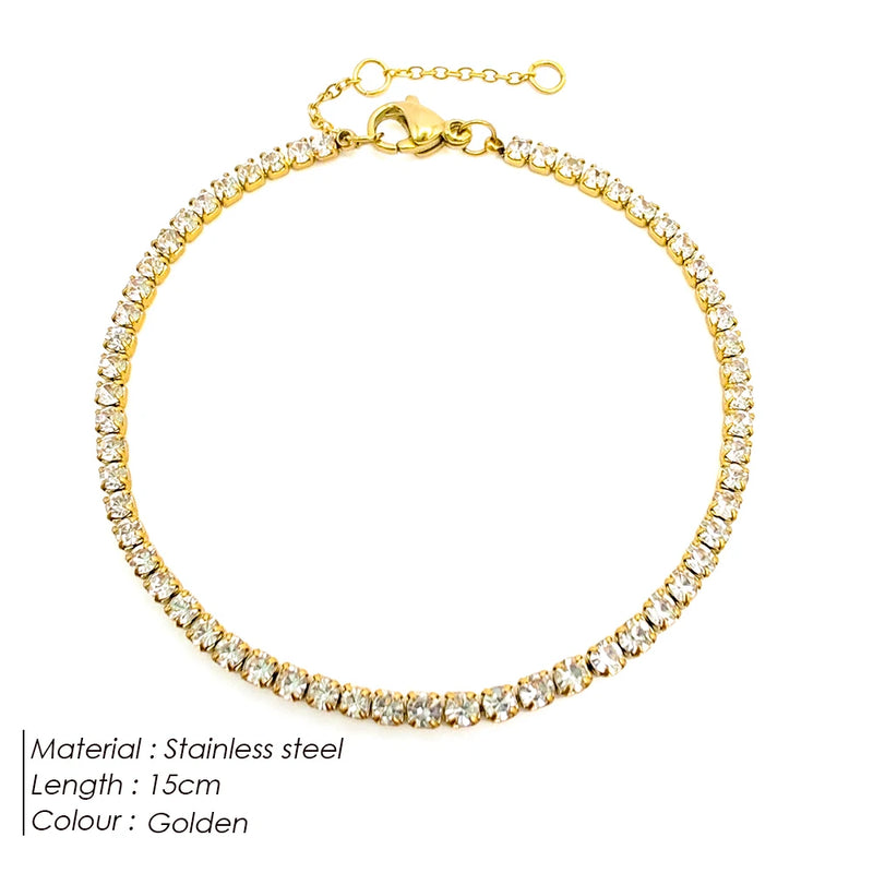 "Bread & Butter" Gold Tennis