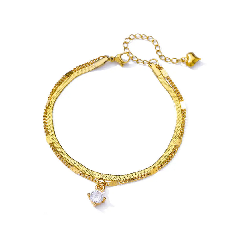 "Shoreline Glow" Anklet