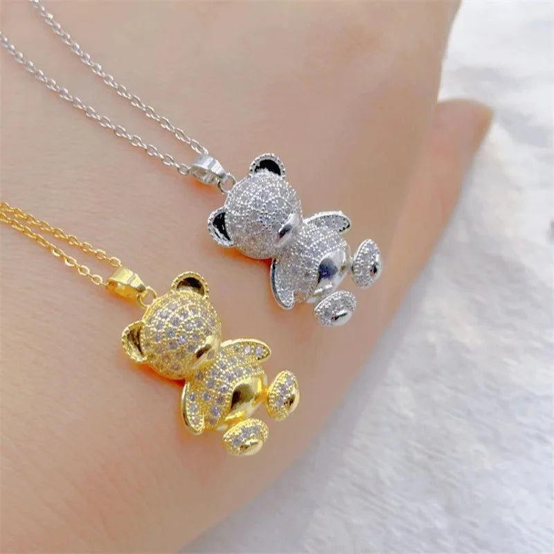 "Graduation" Bear Necklace