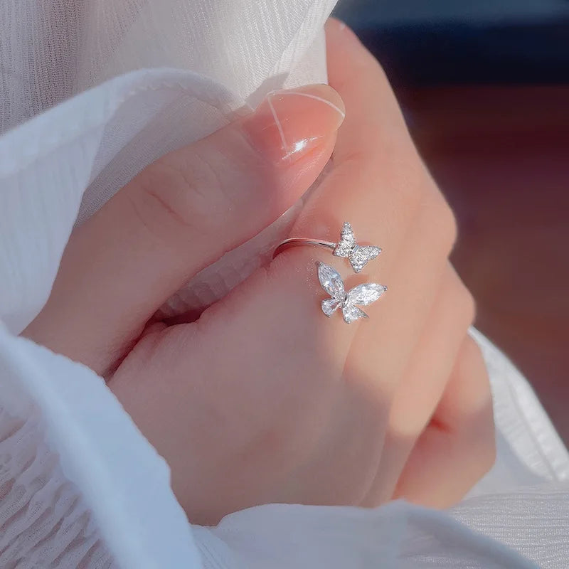 "Wings of Luxe" Butterfly Ring