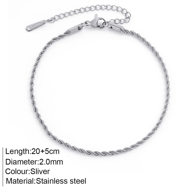"The Golden Trinity" Anklets