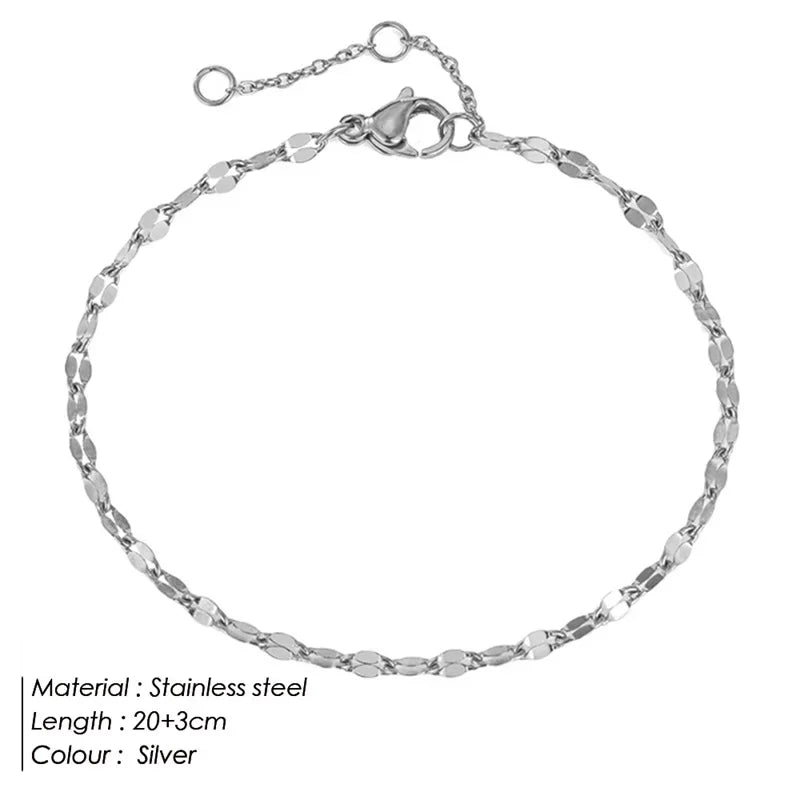 "The Golden Trinity" Anklets