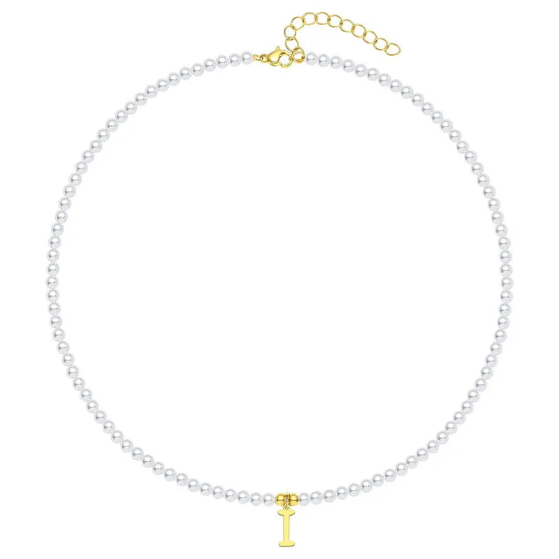 "A Lil Sum" Initial Mark necklace