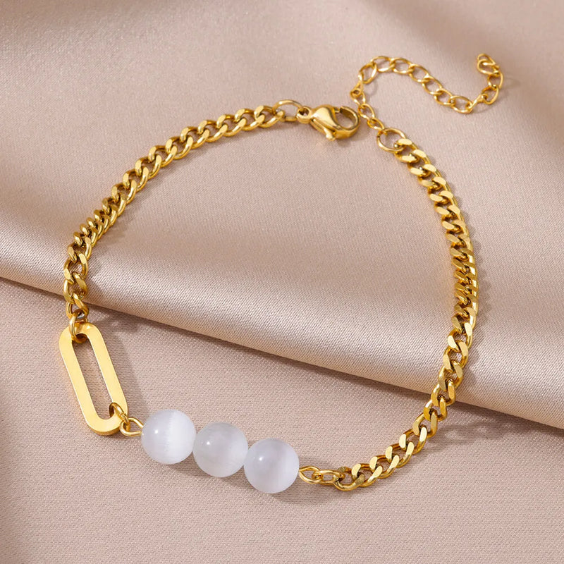 "Shoreline Glow" Anklet