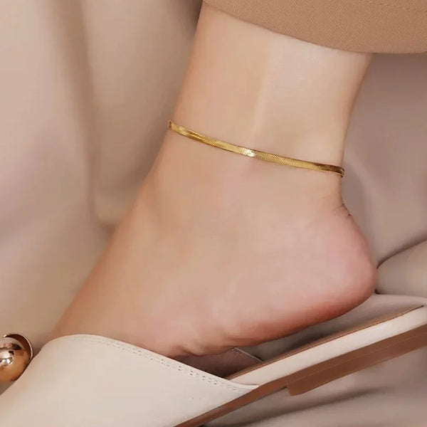 "The Golden Trinity" Anklets