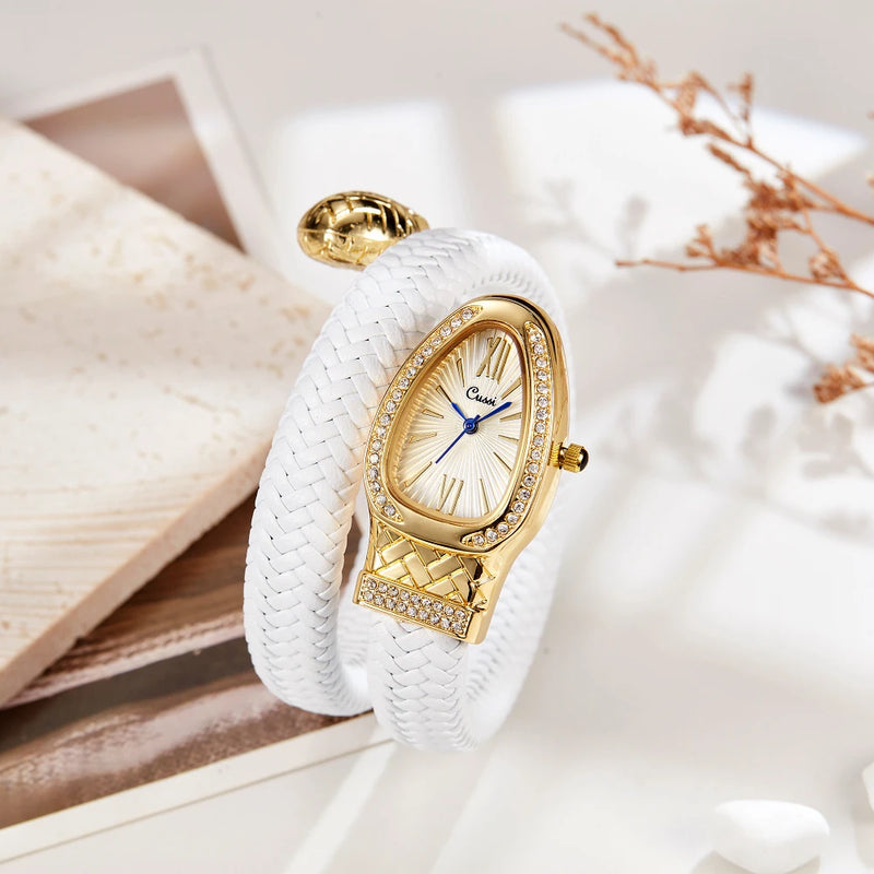 "PaidNFull” Snake Wrist Watch