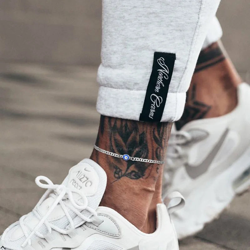"Pigeons By Your Toes" Evil Eye Anklet