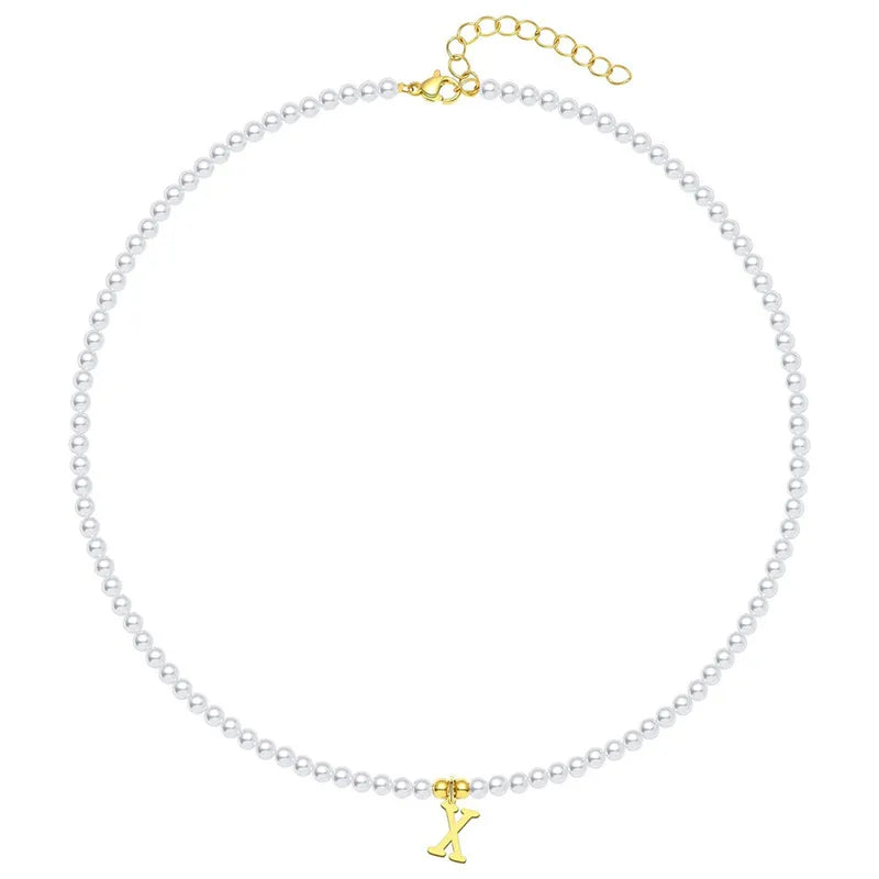 "A Lil Sum" Initial Mark necklace