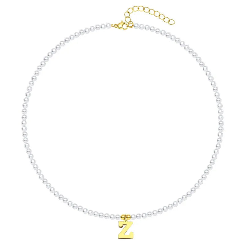 "A Lil Sum" Initial Mark necklace