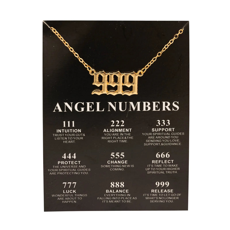 "Angels" Numeric Necklace