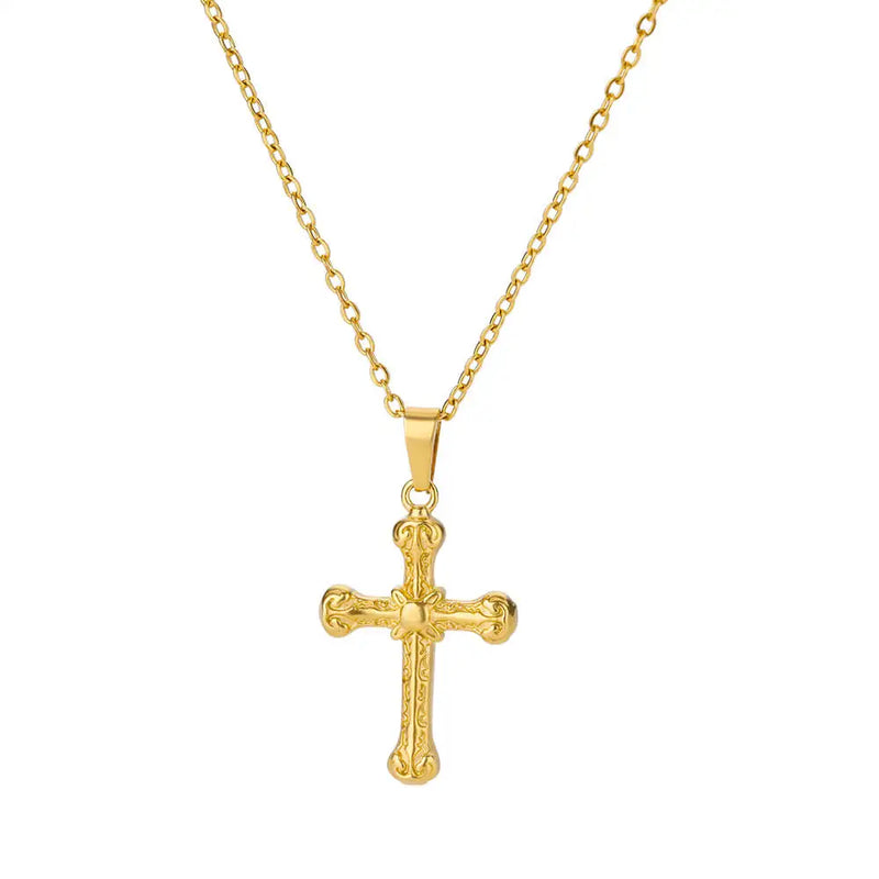 "Loyal to The Soil" Cross Wolf Chain