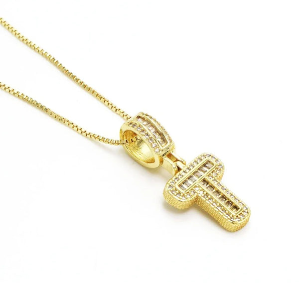 "Going Through Customs" Initial Necklace